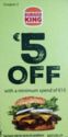 Burger King 5 Euro Off