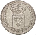 ⅓ Ecu (Louis XV - E - Tours)