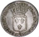 ⅓ Ecu (Louis XV - V - Troyes)
