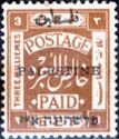 E.E.F. Postage Paid - Overprinted (8mm)