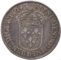 ¼ Ecu (Louis XIII. D - Lyon)