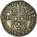 ¼ Ecu (Louis XIII. G - Poitiers)