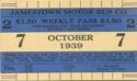 Weekly Pass October 1939