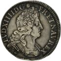 ¼ Ecu (Louis XIV. K - Bordeaux)