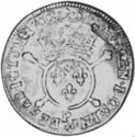 ¼ Ecu (Louis XIV. P - Dijon)