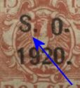 S.O. 1920 overprint
