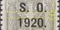 S.O. 1920 overprint