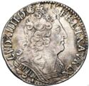 ¼ Ecu (Louis XIV. - &- Aix)