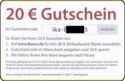 20 € Gutschein