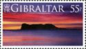 Rock of Gibraltar at Sunset