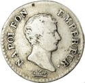 ¼ Franc (Emperor - A - Paris)
