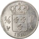¼ Franc (Louis XVIII - A - Paris)