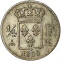 ¼ Franc (Charles X. - H - La Rochelle)