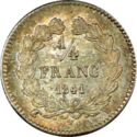 ¼ Franc (Louis-Philippe - W - Lille)