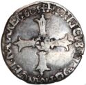 ⅛ Ecu (Henri IV. T - Nantes)