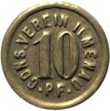 10 Pfennig (Cons. Verein Ilmenau)