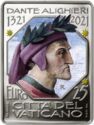 25 Euro (Seventh century since the death of Dante Alighieri)
