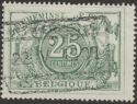 Railway Stamp: White Numeral with French Text