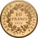 10 Francs (Piedfort Gold)