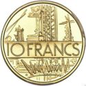 10 Francs (Piedfort - Gold)