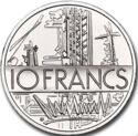 10 Francs (Piedfort - Platinum)
