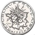 10 Francs (Piedfort - Platinum)