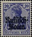 Overprint Russisch-Polen