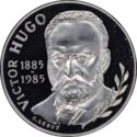 10 Francs (Victor Hugo - Piedfort Platinum)