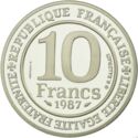 10 Francs (Millennium of King Capet and France - Piedfort Silver 0.950)