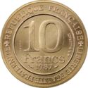 10 Francs (Millennium of King Capet and France - Essai)
