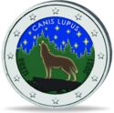 2 Euro (Wolf, Coloured 2)