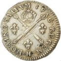 10 Sols (Louis XIV. 1/8 Ecu - H - La Rochelle)