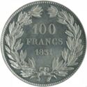 100 Francs (Louis Philippe I - Pattern by Galle)