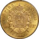100 Francs (Napoleón III - A - Paris)