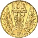 100 Francs (Essai Copper Gilded - cu. Bazor)