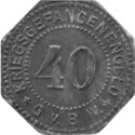 40 Pfennig (Kriegsgefangenengeld)