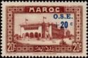Main Post Office, Casablanca- overprinted