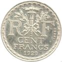 100 Francs (Essai by Guilbert NiAg 15mm)
