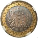 100 Francs (Essai by Bazor - Bimetallic)