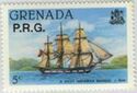 West Indian barque - WITH OVERPRINT P.R.G.
