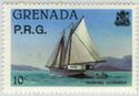 Schooner - WITH OVERPRINT P.R.G.