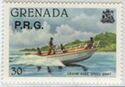Grand Anse Speed Boat - WITH OVERPRINT P.R.G.