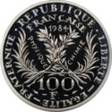 100 Francs (50th Anniversary - Death of Marie Curie - 0.950)