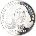100 Francs (15 Ecus. 395th Anniversary of René Descartes)