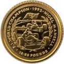 12½ Pounds (F.1 World Champion Nigel Mansell - Gold)