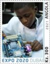Youth with Computer Motherboard