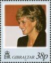 Princess Diana Wearing a Black Jacket