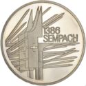 5 Francs (500th anniv. Battle of Sempach)