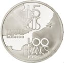 100 Francs (15 ecus - The Channel Tunnel)