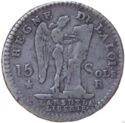 15 Sols (1/8 ECU, Louis XVI - "FRANÇOIS" - R - Orléans)